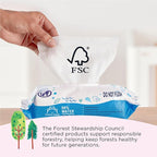 Amazon Brand - Mama Bear 99% Water Baby Wipes, Hypoallergenic, Fragrance Free, 72 Count