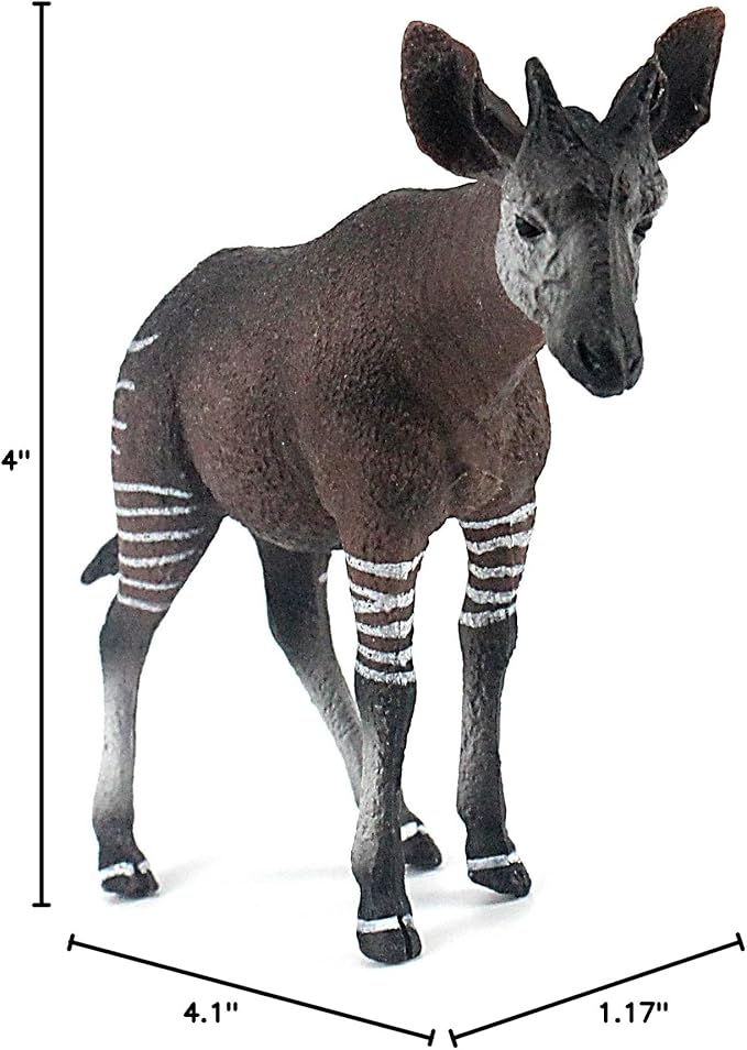 FUNSHOWCASE African Jungle Animals Sable Antelope Toy Figure Realistic Plastic Figurine Height 4-inch