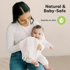 5-Pack Cotton Muslin Burp Cloths Baby Girls, Boys - Soft & Absorbent Spit Up Burp Rags, Large Muslin Towel, Cotton Wash Cloths for Babies, Newborn, Infant, No Shrink, Durable, Neutral (Nimbus)