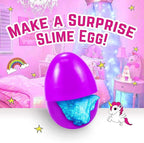 GirlZone Sparkly Unicorn Egg Surprise Slime Kit for Girls, Sensory Toys for Kids, Create Cloud Slime & Magical Unicorn Slime, Ideal Arts and Crafts Easter Gift for Kids Aged 7-12 Years Old