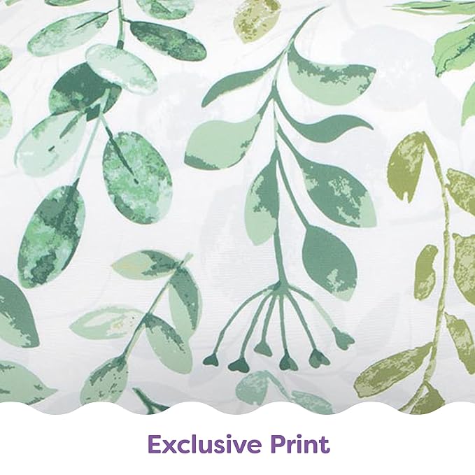 Boppy Nursing Pillow - Ergonomic Bottle & Breastfeeding Pillow with High, Firm, Large Area, Water-Repellent Cushion with Washable Cover; Baby Safety Alliance Verified - Sage Green Leaf