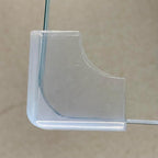 Food-Graded Silicone Clear Corner Protectors, Baby Proofing Table Edge Guards, Pre-Tapep Adhesive Soft for Kids Child Safety Proof, Cabinets Counter Furniture Bumpers (4, 1/5x4/5 in (Width))