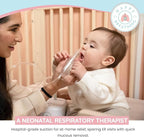 Hospital Grade Nasal Aspirator For Baby – Electric Nose Sucker for Baby & Toddler with 3-Level Suction, Portable & Rechargeable Mucus Removal for Breathing Relief, Cordless Booger Sucker & Snot Sucker