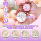 GOGOSO Balls for Ball Pit - Plastic Ball for Toddlers 1-3, Baby Kids Ball Pool Decoration 50 100 200 300 500 1000 (6 Colors, 50 Balls)