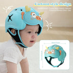 Baby Head Protector Baby Helmet for Crawling and Walking - No Bumps and Soft Safety Peak - Ultra Light and Adjustable Baby Head Protector Suitable for Babies 6-24 Months-Dragon