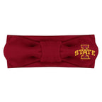 Creative Knitwear Iowa State Cyclones Infant Girls Crimson Solid Hair Knot Headband Embroidered Logo - Size Newborn - 4T