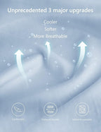 Meiz Pregnancy Pillow, Cooling Pregnancy Pillows for Sleeping, Maternity Pillow for Pregnant Women, Pregnancy Body Pillow with Cooling Jersey Cotton Cover, Blue