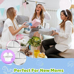 3-Pack Stainless Steel Baby Plates with Suction, BPA-Free Stainless Steel Kids Plates, 9" Divided Toddler Plate for Dishwasher Safe, Non-Slip Silicone Base, Detachable (Pink, Gray, Purple)