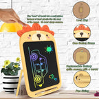 10 Inch LCD Writing Tablet, Erasable Doodle Board Toy, Cute Lion Drawing Pad for Kids Ages 2-6 - Educational Christmas Birthday Gift (Lion)