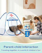 Kids Tent,Pop Up Kids Play Tent Hospital Center Theme with Complete Toy Set, Play Toys Play Set for Indoor Outdoor Pretend Play