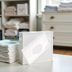 Transparent Baby Wipe Case Travel Holder Keeps Wipes Moist Set of Wet Wipes Holders Cases Portable Travel On The Go Refillable Dispenser Container, Diaper Wipe Holders