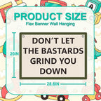 Funny Banner, Inspirational Wall Decor, Positive Affirmations Wall Hanging, Motivational Gifts Banner Flag, Wall Flag Home Living Room Apartment Dorm Office Decor, Banner for Room