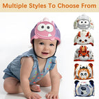Baby Helmet for Crawing Walking,Soft Infant Safety Helmet,Baby Helmet 1-2 Years for Anti-Fall Head Protector,Adjustable, Breathable