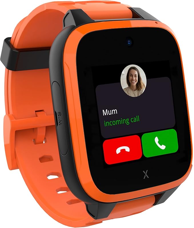 XPLORA XGO 3 - Watch Phone for Children (4G) - Calls, Messages, Kids School Mode, SOS Function, GPS Location, Camera and Pedometer – (Subscription Required) (Orange)