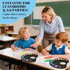 24 Pack Watercolor Paint Set Bulk, with 12 Vibrant Colors and 24 Brushes, Washable Water Color Paint Sets for Kids and Adults, Ideal Gift for Art Party Favors, School Classroom Supplies