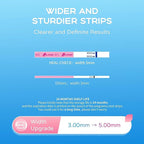 50 Count Pregnancy Tests with Cups, Bulk Pregnancy Test Strips for Detection at Home, Over 99% Accuracy, Individually Wrapped Fertility Tests, Extra-Wide 5mm HCG Tests, Pruebas De Embarazo