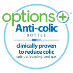 Dr. Brown's Natural Flow Anti-Colic Options+ Wide-Neck Baby Bottles 5 oz/150 mL,with Level 1 Slow Flow Nipple, Pink 4 Pack, 0m+