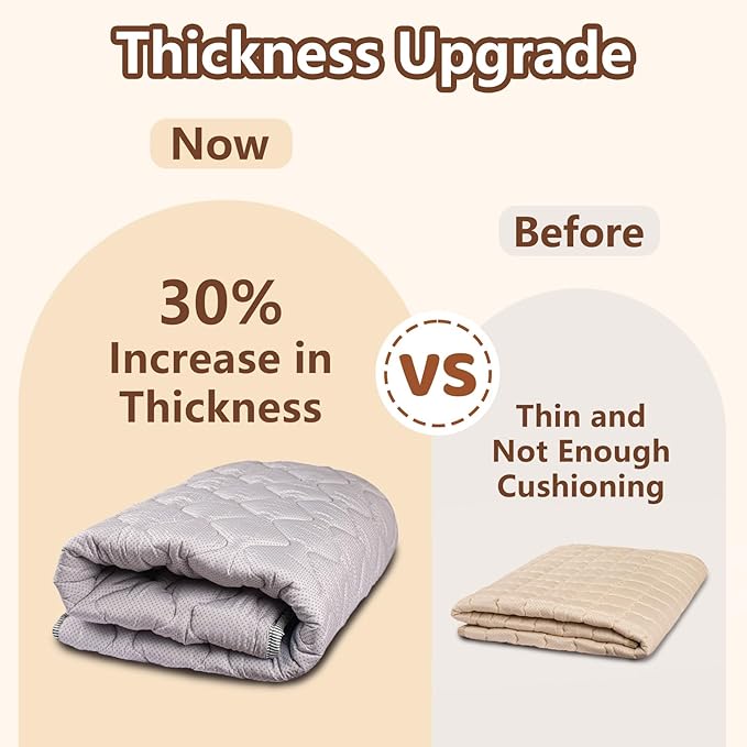 Baby Play Mats for Floor, Upgraded Thick Soft 50x50 Playpen Mat, Anti-Slip Bottom, Foldable and Machine Washable Playmat for Babies and Toddlers Infants(High Contrast)