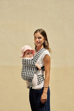 GROWNSY Baby Carrier Newborn to Toddler, Ergonomic Baby Toddler Carrier Slings Wraps with Head Support, Easy to Wear, Infant Carrier Baby Gift, Travel and Hiking Friendly,for 7 to 44 lb(Houndstooth)