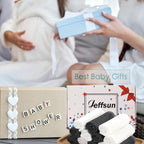 Baby Washcloths 12 Pack, 10x10 inch Heavenly Soft Wash Cloths for Face and Body, Gentle & Safe White Face Towels on Sensitive Skin, Baby Essentials Bath Shower Gifts for Infant Kid Toddler Children