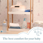 Avec Maman La Caresse Baby Wipe Warmer - Baby Essentials for Girls - Wet Wipe Dispenser - Adjustable Heat Settings Digital Display - Pink - Calentador de Wipes para Bebes - Blue