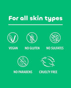 Seaweed Bath Co. Detox Body Wash - Rosemary Mint - Hydrating Foaming Cleanser with Refreshing Natural Ingredients - Vegan, Paraben and Sulfate Free Shower Gel for Women and Men - 12 oz