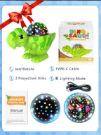 Dinosaur Night Light for Kids,Toys for 2-4 Year Old Boys,Star Projector 360°Degree Rotation, 9 Lighting Color Modes,Birthday Gift Decorations, Stars for Ceiling Projector for Bedroom Decor
