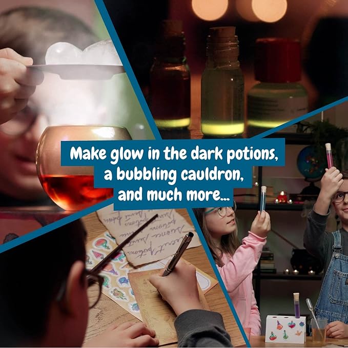 Science4you Magic Potions - Potion Making Kit for Children, Create & Mix your own Magic Potions - Magic Cauldron Toy for Kids Age 7 8 9 10 11 12+ Magic Toy & Crafts Set, Original Gift for Boys & Girls