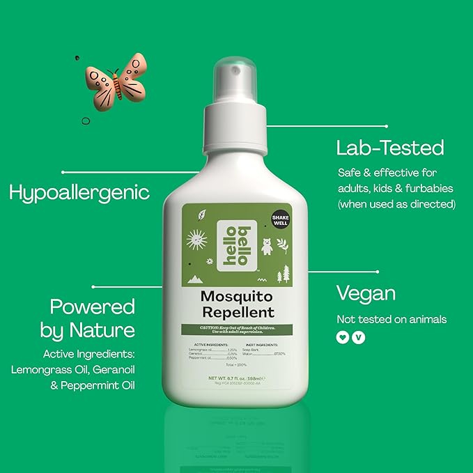Hello Bello Mosquito Repellent Spritz, 6.7oz Bottle