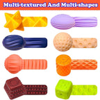 Sensory Balls for Baby, Soft Textured Multi Sensory Toys Montessori Toys for Babies Toddler Ball Toys Gift Set BPA Free Montessori Infant Baby Toys 6 to 12 Months