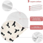 2 Pack Muslin Burp Cloths Dogs Beige Cotton Baby Burp Cloths Absorbent Soft Burping Cloth Washcloths for Newborn Must Haves 22x11 Inch