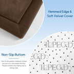 Baby Play Mat for Floor Tummy Time Mat Nursery Muscle Area Playroom Rug Tatami 79"x138" Memory Foam 1.3" Thick Crawling For Babies,Toddlers, Infants, Kids,Floor,Coffee