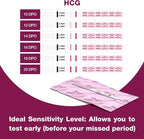 Easy@Home Pregnancy Test Strips Kit: 40 Pack HCG Test Strips - Early Detection Home Bulk Pregnancy Tests | EZW1-S:40