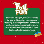 Skillmatics Foil Fun - Holiday Magic, No Mess Art for Kids, Christmas Craft Kits & Supplies, DIY Creative Activity, Travel Toys, Gifts for Boys & Girls Ages 4, 5, 6, 7, 8, 9