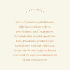 Paloroma Clean Bean wash for hair and body (Baby & Kids) Non-Toxic, Fragrance-Free