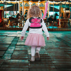 Accmor Toddler Harness Leash, Cute Kids Leash + Anti Lost Wrist Link, 3 in1 Adorable Baby Leash Child Walking Harness Wristband Assistant Strap Mini Belt Protector for Girls to Outdoor Travel