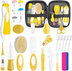 Baby Healthcare and Grooming Kit for Newborn Kids, 31PCS Upgraded Safety Baby Care Kit, Newborn Nursery Health Care Set, Baby Care Products (Yellow)