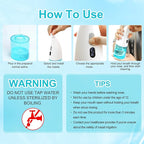 Nasal Irrigation System Cordless Pulsating Nasal Irrigator (9 Speed) ，Electric Neti Pot Nose Wash Bottle with 2 Tips for Nasal Care Sinus Rinse Machine for Adults & Kids