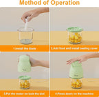 Baby Food Maker-Upgrade, Phydge Baby Food Blender with Baby Food Containers, Silicone Spoons, Easy to Clean, 10oz Baby Food Processor for Fruit, Vegetable, Meat