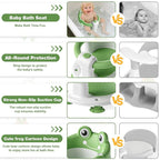 Baby Bath Seat for Babies 6 Months & up Non-Slip Toddler Bath Seats for Sitting Up Infant Bathtub Chair with Suction Cups and Soft Cushion for Baby Shower Tub Seat