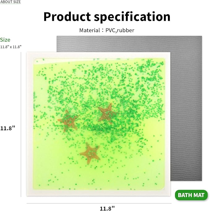 LONGKING 4-Sheet Liquid Square Sensory Tiles, Animal Pattern, Colorful Floor Tile for Play Centers, Playroom, Lava Tiles, 11.8"x11.8"