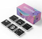 POCOCO Moon and Stars Series Galaxy Star Projector Night Light Discs: Realistic Galaxy Patterns, 5K Ultra HD, 96% Light Transmission, High Brightness - 6-Piece Pack (Projector Not Included)