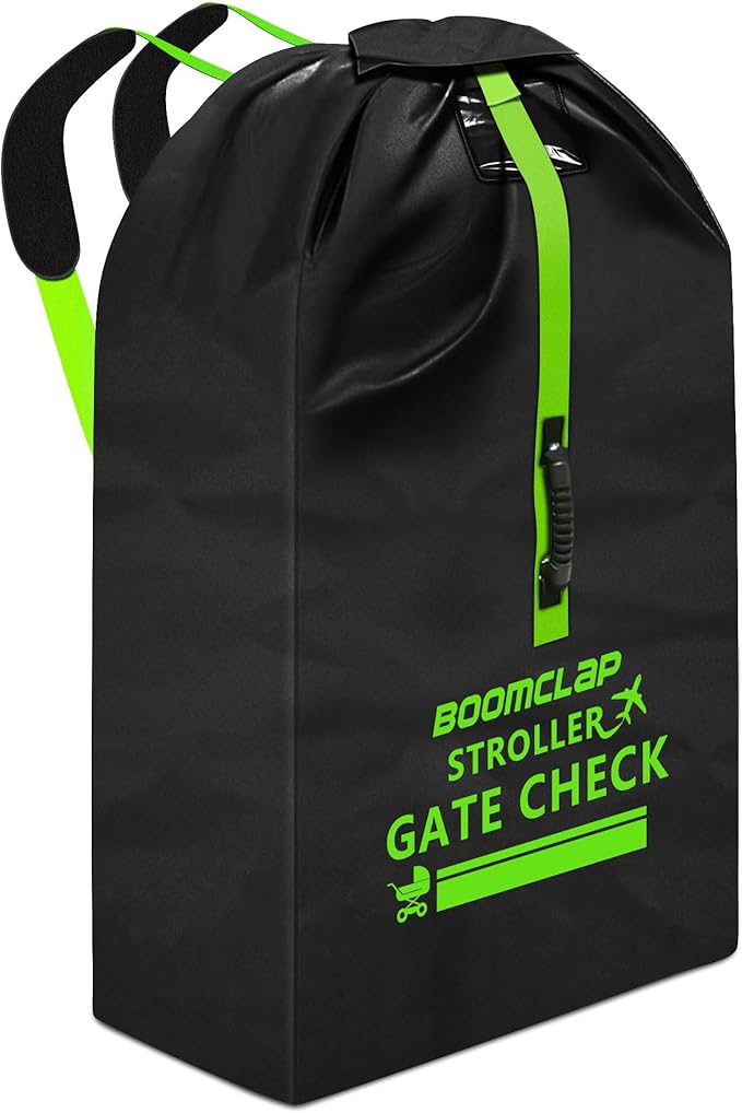 BOOMCLAP Durable stroller travel bag for airplane,stroller bag carseat cover for Double/Single/Jogging Strollers,Waterproof stroller gate check bag