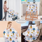 Yoofoss Nursing Cover Breastfeeding Scarf - Baby Car Seat Covers, Infant Stroller Cover, Carseat Canopy for Girls and Boys