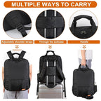 Mactso Stroller Travel Bag Compatible with GB Pockit Air Plus All Terrain and GB Pockit + All City, Lightweight Stroller Travel Backpack for Airplane (Black, L)