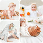 Jesries 22 PCS Baby Headbands Soft Nylon Hairbands with Bows Girls Hair Accessories for Newborn Infant Toddler Kids Handmade