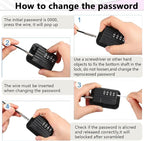 8 pcs Refrigerator Lock Fridge Freezer Door Lock with 4 Digit Lock Password, Mini Proof Door Lock for Kitchen Refrigerator, No-Drill Cabinet Locks for Windows,Closets,Drawers Doors(Black)