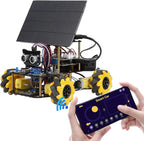 Smart Car kit Functions STEM Coding for Ages 16+ Solar Energy Expansion Pack(Without Car)-QD008