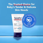 Aquaphor Baby Healing Ointment, Advanced Therapy for Chapped Cheeks and Diaper Rash, Holiday Baby Gifts, 3 Oz Tube, Pack of 3