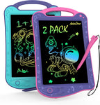 Astrodraw Drawing Pad Toys, Colorful LCD Writing Tablet for Kids, Doodle Board for Toddlers 3 4 5 6 Years Old, Travel Sensory Space Toy for Boys Girls, Birthday Gift Idea,2pc